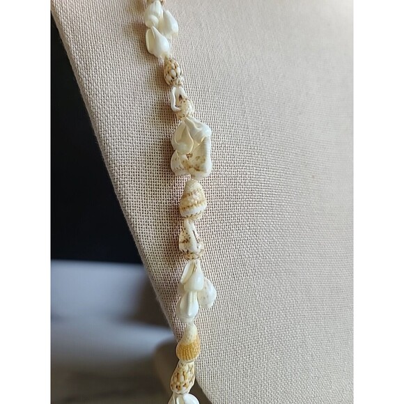 Shell Beaded Necklace Vintage - Picture 2 of 10
